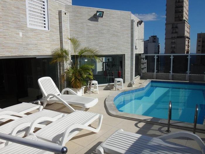 Atlantico Flat Gonzaga Aparthotel Сантос Екстериор снимка