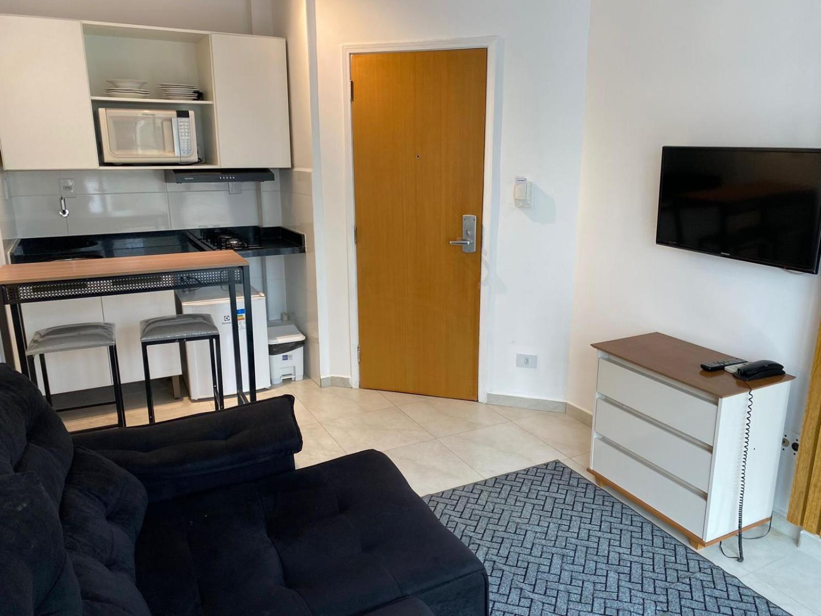 Atlantico Flat Gonzaga Aparthotel Сантос Екстериор снимка